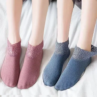 1 Pairs Velvet Warm Thick Casual Socks 